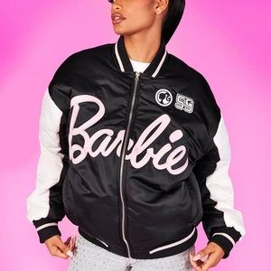 Barbie Varsity Bomber Jacket